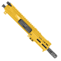 AR15 .223/5.56 Micro Pistol Upper Assembly 5" Barrel Custom 4" MLOK Handguard - Gold