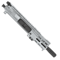 AR15 .223/5.56 Micro Pistol Upper Assembly 5" Barrel Custom 4" MLOK Handguard - Tungsten Gray