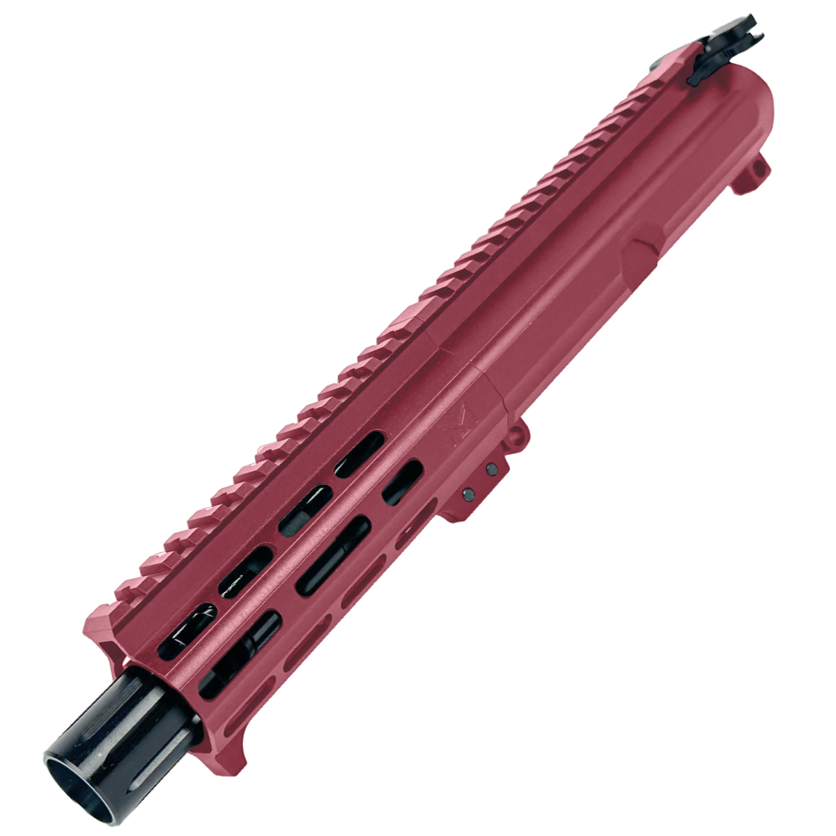 AR15 Billet Micro Pistol Build Kit 556 NATO 5" Barrel 5" M-Lok Handguard - Cranberry Frost