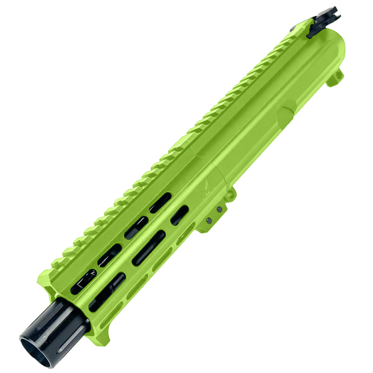 AR15 Billet Micro Pistol Build Kit 556 NATO 5" Barrel 5" M-Lok Handguard - Zombie Green