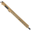 AR-15 .223 WYLDE Upper Assembly 18" Stainless Barrel 17" MLOK Rail Complete w/ Charging Handle - Burnt Bronze