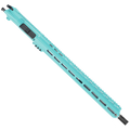 AR-15 .223 WYLDE Upper Assembly 18" Stainless Barrel 17" MLOK Rail Complete w/ Charging Handle - Robins Egg Blue