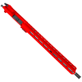 AR-15 .223 WYLDE Upper Assembly 18" Stainless Barrel 17" MLOK Rail Complete w/ Charging Handle - Red