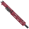 AR15 .300 Blackout Pistol Upper Assembly 10" Quadrail Handguard Complete w/ Charging Handle - Cranberry Frost