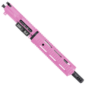 AR15 .300 Blackout Pistol Upper Assembly 10" Quadrail Handguard Complete w/ Charging Handle - Sig Pink