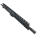 AR15 .300 Blackout Pistol Upper Assembly 10" Barrel Custom 10" Slanted MLOK Handguard Complete w/ Charging Handle - Black