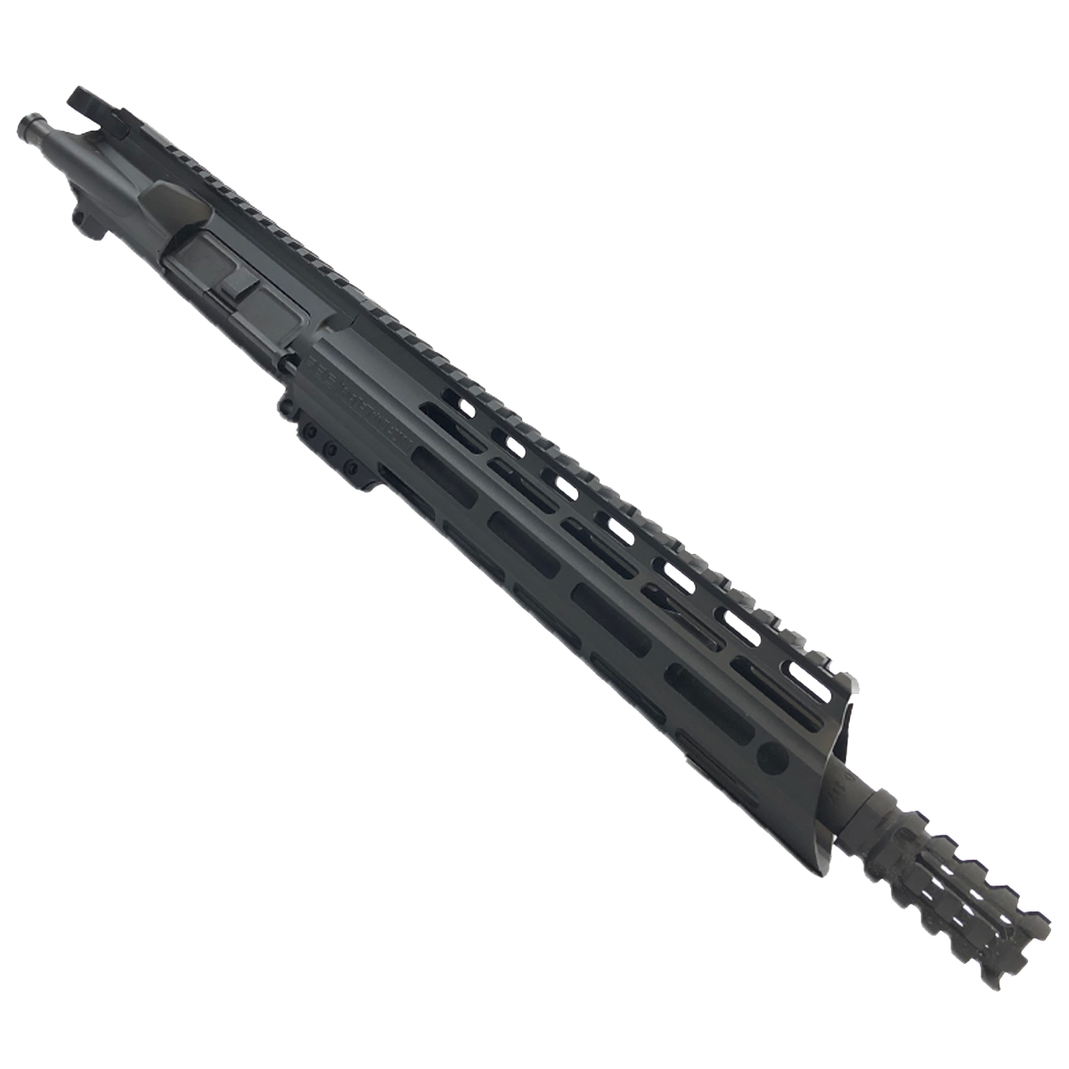 AR15 .300 Blackout Pistol Upper Assembly 10" Barrel Custom 10" Slanted MLOK Handguard Complete w/ Charging Handle - Black
