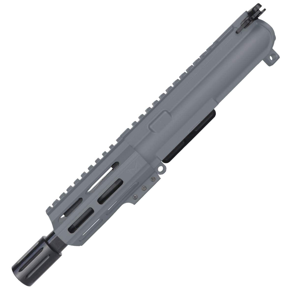 AR15 .300 Blackout Micro Pistol Upper Assembly 5" Barrel MLOK Handguard w/ Charging Handle - SNIPER GREY