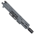 AR15 .300 Blackout Micro Pistol Upper Assembly 5" Barrel MLOK Handguard w/ Charging Handle - SNIPER GREY