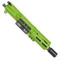 AR15 .300 Blackout Micro Pistol Upper Assembly 5" Barrel MLOK Handguard w/ Charging Handle - Zombie Green