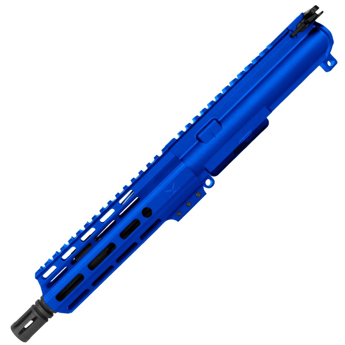 AR15 .300 Blackout Pistol Upper Assembly MLOK Handguard Complete w/ Charging Handle - Flame Blue