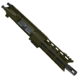 AR-300 .300 AAC Blackout Pistol Upper Assembly 7" Barrel Custom 7" Top Cut Hybrid MLOK Handguard Complete w/ Charging Handle - Magpul ODG