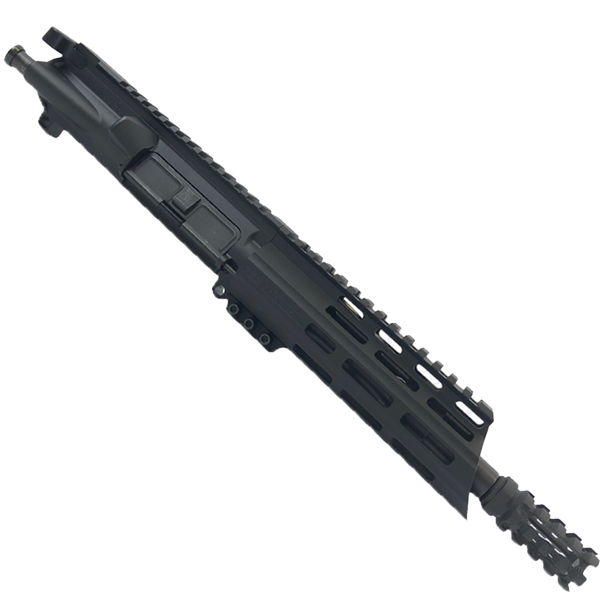 AR15 .300 Blackout Pistol Upper Assembly 7" Barrel Custom 7" Slanted MLOK Handguard Complete w/ BCG & Charging Handle - Black