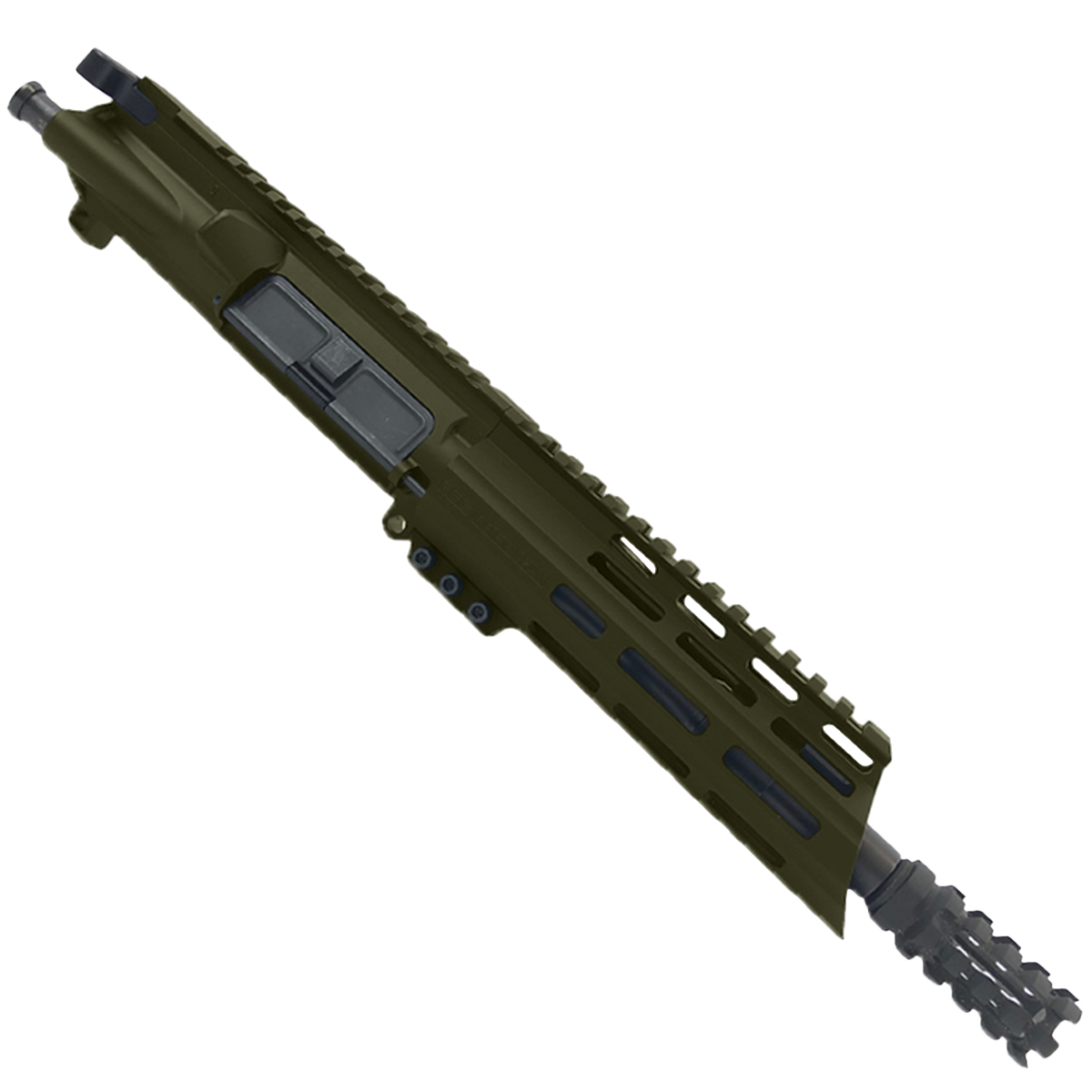 AR15 .300 Blackout Pistol Upper Assembly 7" Barrel Custom 7" Slanted MLOK Handguard Complete w/ BCG & Charging Handle - Magpul ODG