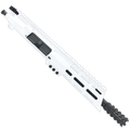 AR15 .300 Blackout Pistol Upper Assembly 7" Barrel Custom 7" Slanted MLOK Handguard Complete w/ BCG & Charging Handle - Storm Trooper White
