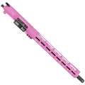 AR-15 .300 Blackout Complete Upper Build Assembly 16" Barrel 15" Lightweight Hybrid MLOK Handguard - Sig Pink