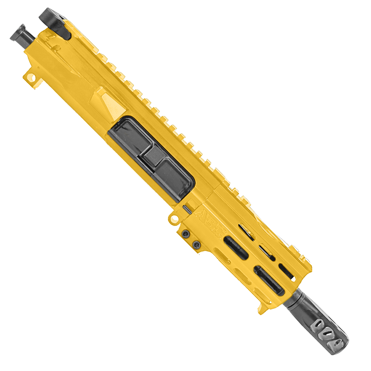 AR15 .300 Blackout Micro Pistol Upper Assembly 5" Barrel Custom 4" MLOK Handguard - Gold