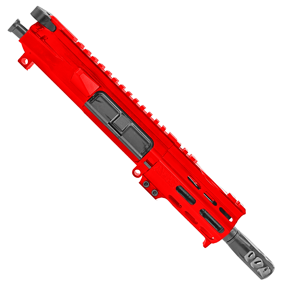 AR15 .300 Blackout Micro Pistol Upper Assembly 5" Barrel Custom 4" MLOK Handguard - Red