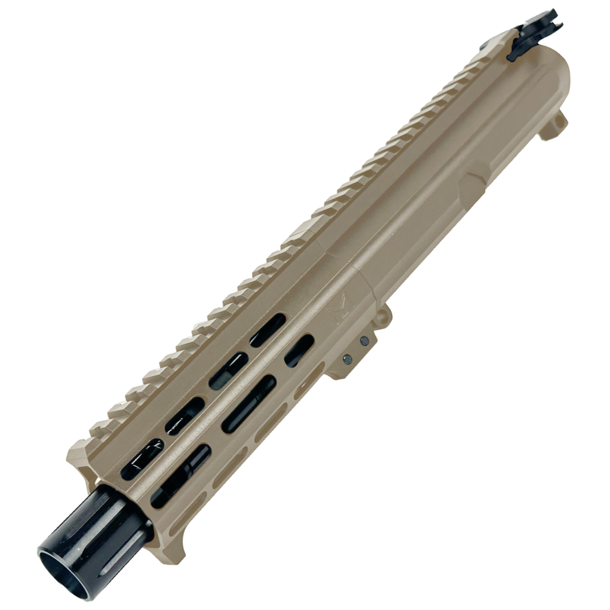 AR15 .300 Blackout Micro Pistol Upper Assembly 5" Barrel Custom 5.5" MLOK Handguard Complete w/ Charging Handle - Flat Dark Earth