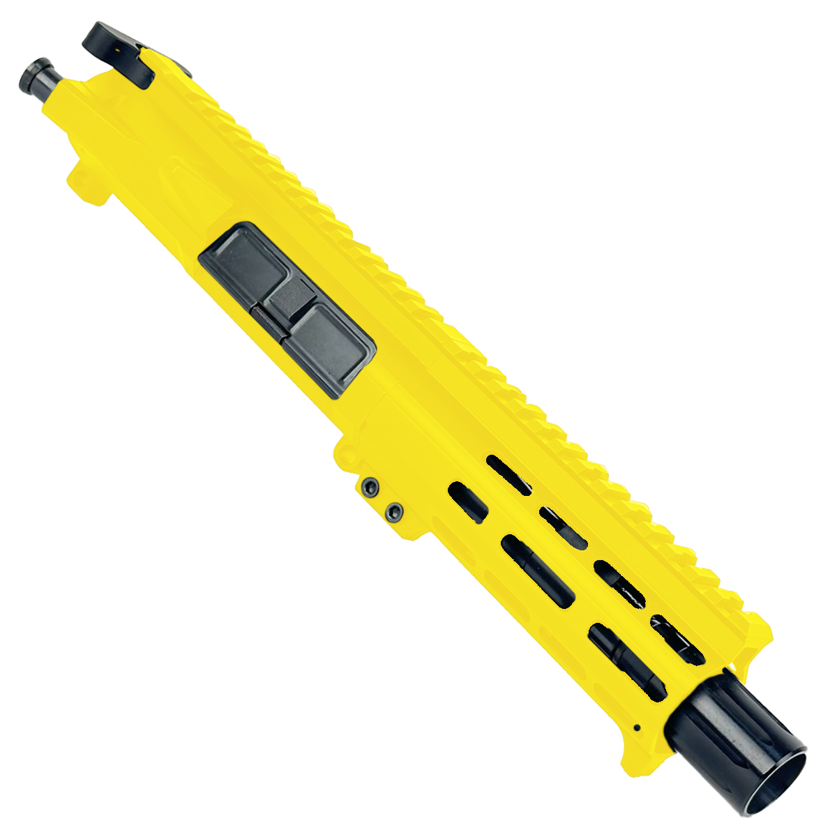 AR15 .300 Blackout Micro Pistol Upper Assembly 5" Barrel Custom 5.5" MLOK Handguard Complete w/ Charging Handle - Lemon Zest