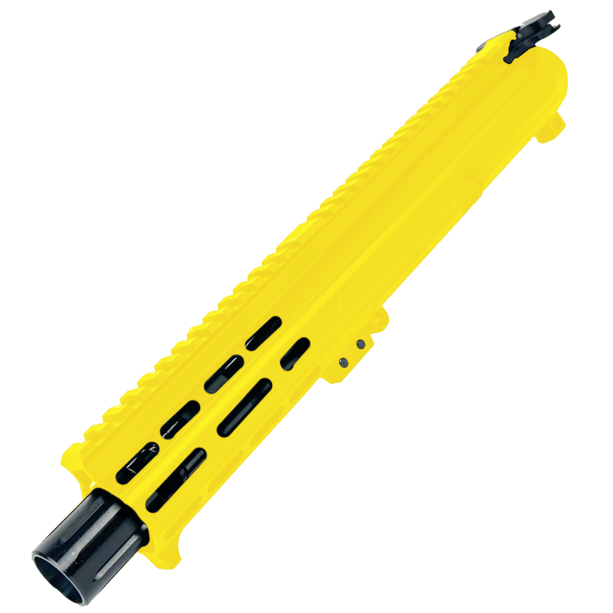 AR15 .300 Blackout Micro Pistol Upper Assembly 5" Barrel Custom 5.5" MLOK Handguard Complete w/ Charging Handle - Lemon Zest
