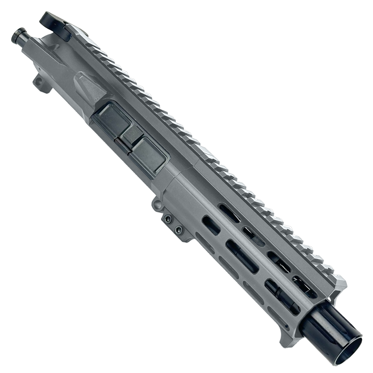 AR15 Billet Micro Pistol Build Kit .300 Blackout 5" Barrel 5" M-Lok Handguard - Tungsten Gray