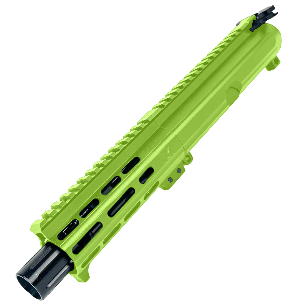 AR15 .300 Blackout Micro Pistol Upper Assembly 5" Barrel Custom 5.5" MLOK Handguard Complete w/ Charging Handle - Zombie Green