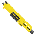 AR .40 S&W Pistol Upper Assembly 4" Barrel MLOK Handguard Complete w/ Charging Handle - Lemon Zest