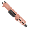 AR .40 S&W Pistol Upper Assembly 4" Barrel MLOK Handguard Complete w/ Charging Handle - Rose Gold