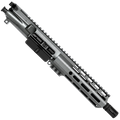 AR .40 S&W 7" Complete Upper Assembly 8" Barrel and 7" D-Cut MLOK Handguard - Tungsten Gray