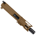 AR40 .40 S&W Pistol Billet Upper Assembly 4" Barrel MLOK Handguard Complete w/ Charging Handle - Burnt Bronze