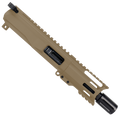 AR40 .40 S&W Pistol Billet Upper Assembly 4" Barrel MLOK Handguard Complete w/ Charging Handle - Flat Dark Earth