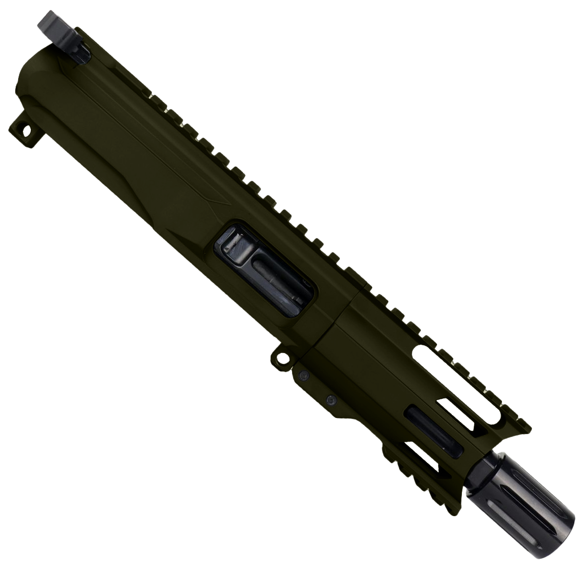 AR40 .40 S&W Pistol Billet Upper Assembly 4" Barrel MLOK Handguard Complete w/ Charging Handle - Magpul ODG