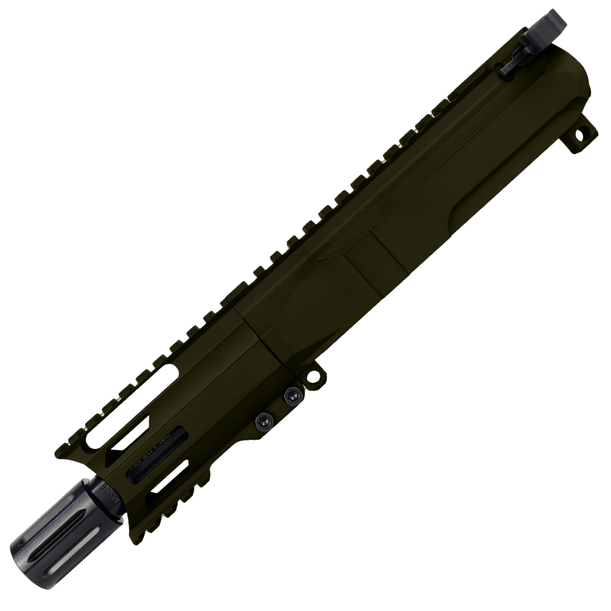 AR40 .40 S&W Pistol Billet Upper Assembly 4" Barrel MLOK Handguard Complete w/ Charging Handle - Magpul ODG