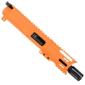 AR40 .40 S&W Pistol Billet Upper Assembly 4" Barrel MLOK Handguard Complete w/ Charging Handle - Tequila Sunrise Orange