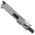 AR40 .40 S&W Pistol Billet Upper Assembly 4" Barrel MLOK Handguard Complete w/ Charging Handle - Tungsten Gray