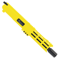 AR40 40 S&W Pistol Billet Upper Assembly 8" Barrel Custom Hybrid MLOK Handguard Complete w/ Charging Handle - Lemon Zest