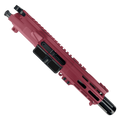 AR .40 S&W Billet Pistol Upper Assembly 4" Barrel Custom MLOK Handguard Complete w/ Charging Handle - Cranberry Frost