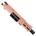 AR .40 S&W Billet Pistol Upper Assembly 4" Barrel Custom MLOK Handguard Complete w/ Charging Handle- Rose Gold