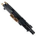 AR .40 S&W Two-Tone Billet Pistol Upper Assembly 4" Barrel Custom MLOK Handguard Complete w/ Charging Handle- Black and Bronze