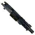 AR .40 S&W Two-Tone Billet Pistol Upper Assembly 4" Barrel Custom MLOK Handguard Complete w/ Charging Handle- Black and Magpul ODG