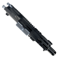 AR .40 S&W Two-Tone Billet Pistol Upper Assembly 4" Barrel Custom MLOK Handguard Complete w/ Charging Handle- Black and Sniper Gray