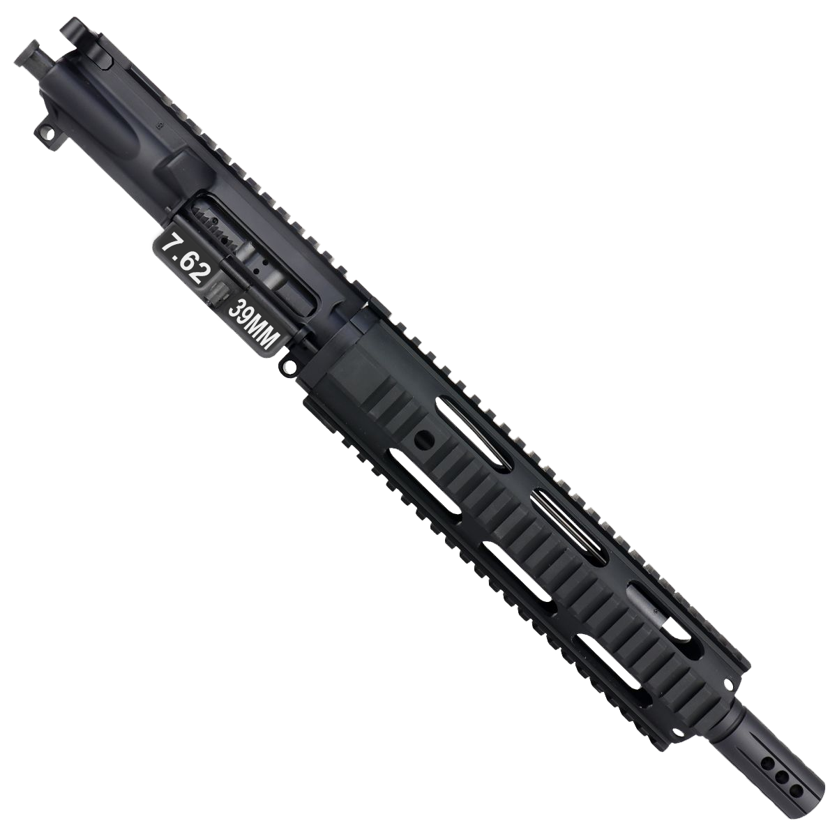 AR15 7.62x39 Pistol Upper Assembly 10" Quadrail Handguard Complete w/ Charging Handle