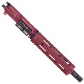AR15 7.62x39 Pistol Upper Assembly 10" Quadrail Handguard Complete w/ Charging Handle - Cranberry Frost