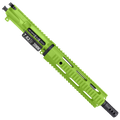 AR15 7.62x39 Pistol Upper Assembly 10" Quadrail Handguard Complete w/ Charging Handle - Zombie Green