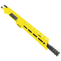AR15 7.62x39mm Pistol Upper Assembly 10" Barrel Custom 10" Slanted MLOK Handguard Complete w/ Charging Handle - Lemon Zest