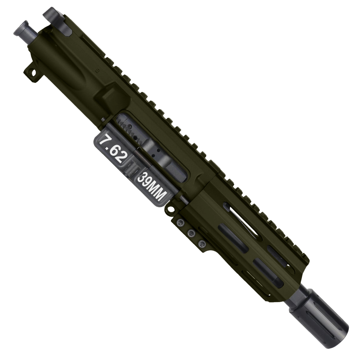 AR15 762x39Micro Pistol Upper Assembly 5" Barrel MLOK Handguard w/ Charging Handle - Magpul ODG