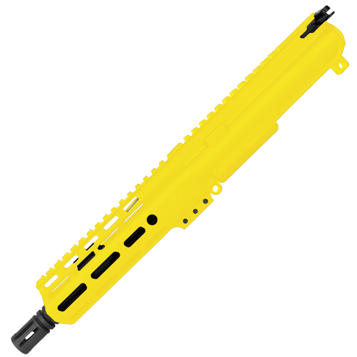 AR15 7.62X39 Pistol Upper Assembly MLOK Handguard Complete w/ Charging Handle - Lemon Zest