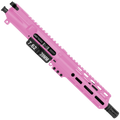 AR15 7.62X39 Pistol Upper Assembly MLOK Handguard Complete w/ Charging Handle - Sig Pink
