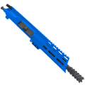 AR15 7.62x39mm Pistol Upper Assembly 7" Barrel Custom 7" Slanted MLOK Handguard Complete w/ BCG & Charging Handle - Flame Blue